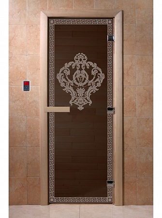 Дверь "Версаче черный жемчуг"